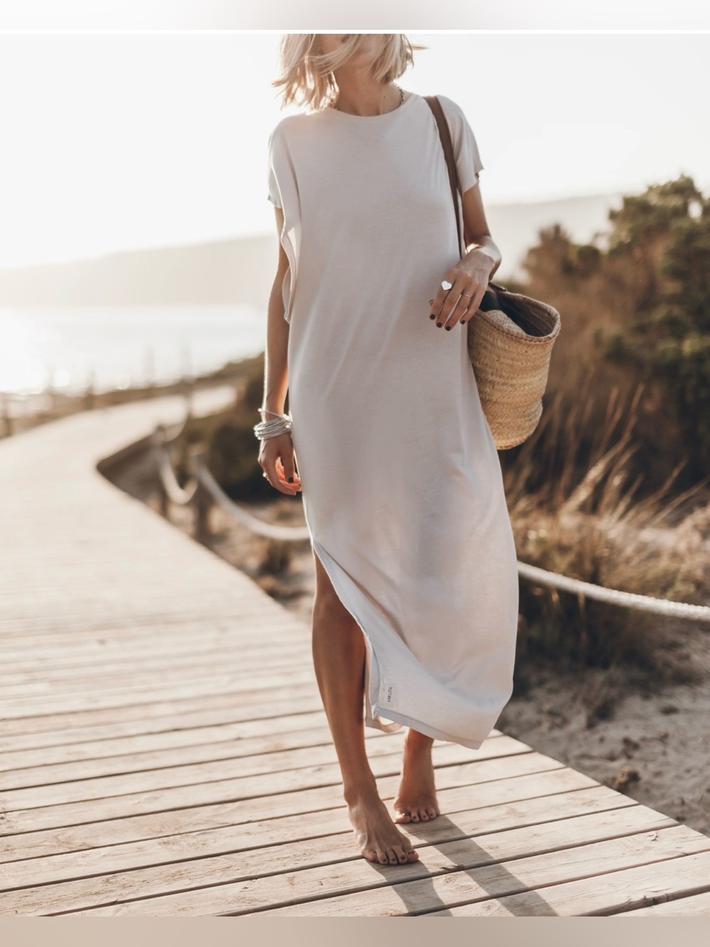 Mikuta The Light Long Batwing Dress- XL